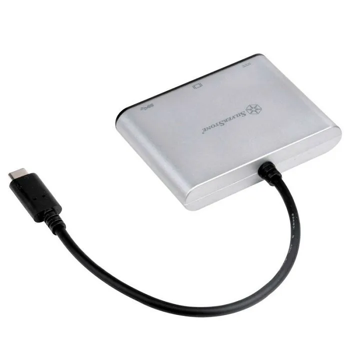 silverstone sst-ep06c - usb 3.1 typ-c auf vga/usb type c/usb type a adapter hub sst-ep06c - slika 3