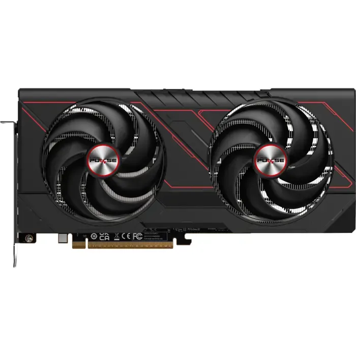 sapphire radeon rx 9070 gre pulse gaming oc (black, rdna4, gddr6, 2x displayport, 2x hdmi) - slika 1