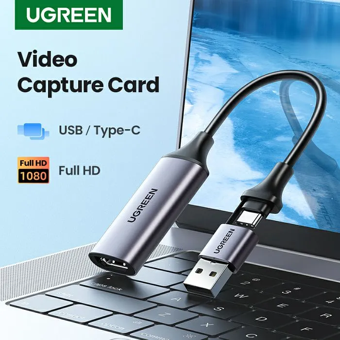 ugreen usb 1080p hdmi to usb-c/a image capture adapter - box - slika 5