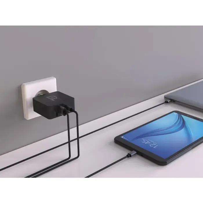 green cell char10 mobile device charger black indoor - slika 2