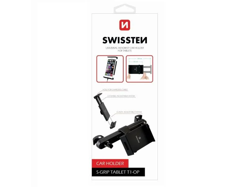 swissten držač za tablet, za naslon sjedala s-grip t1-op - 03030030 - slika 1