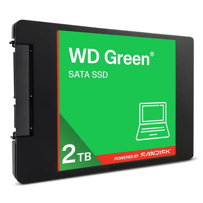 western digital green wd ™ sata ssd 2,5"/7 mm powered by sandisk 2 tb - slika 3