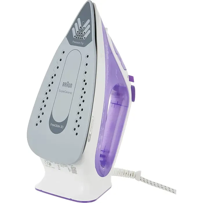 braun texstyle 3 si 3042 vi, steam iron (white/violet) - slika 3