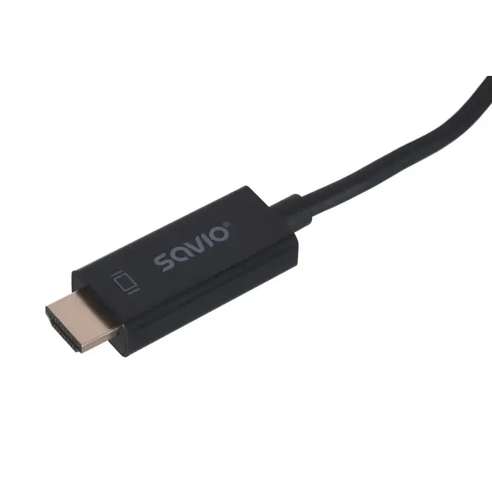 savio cl-56 video cable adapter 1.5 m displayport hdmi type a (standard) black - slika 3