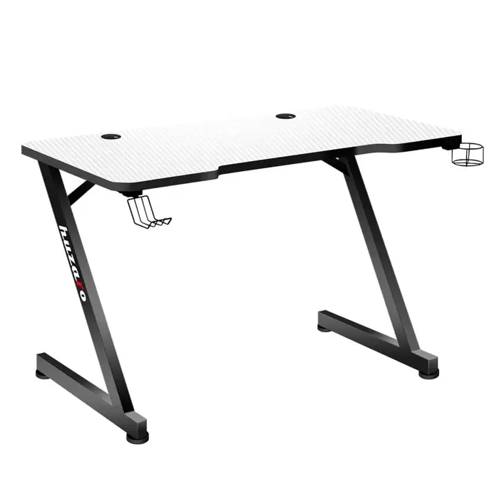 gaming desk huzaro hero 2.5 white - slika 3