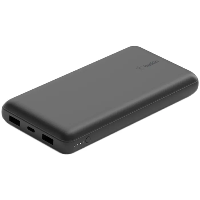 belkin 20k power bank, usb-a & c 15w, black - slika 3