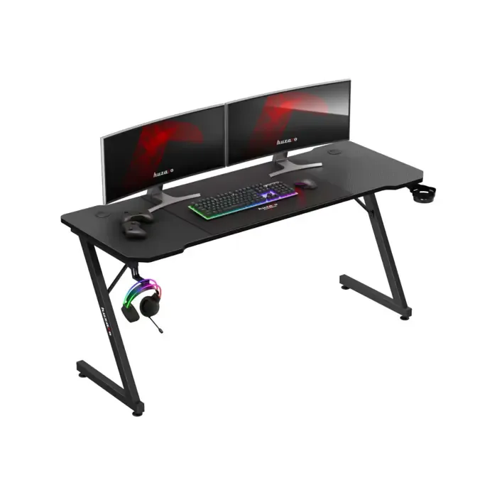 biurko gamingowe huzaro hero 4.8 black - slika 4