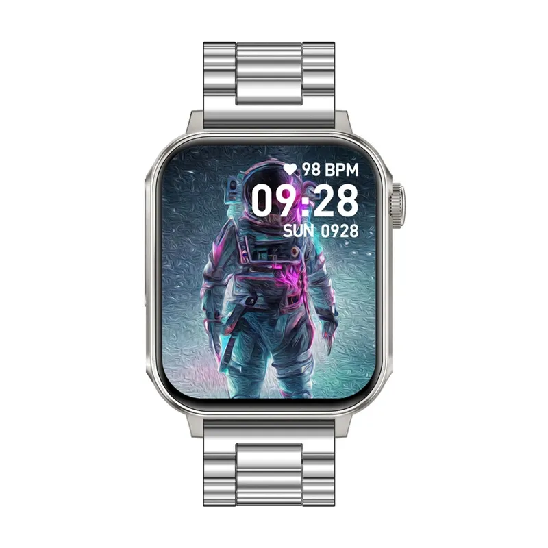 colmi p80 smartwatch (steel and silver) - slika 2