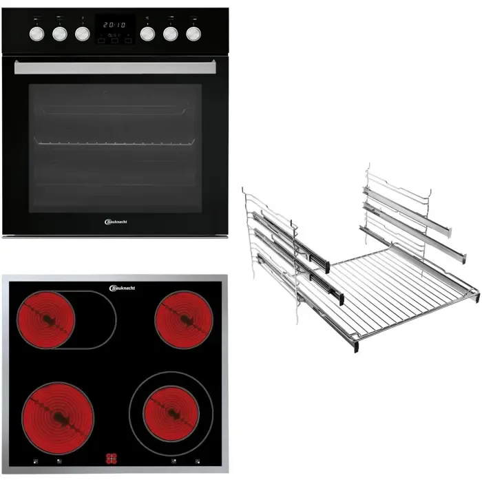 bauknecht bauk stove set heko h500 (black/silver) - slika 1