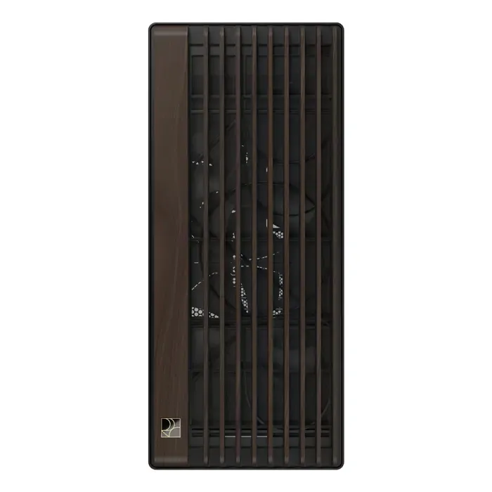 asus proart pa602 wood edition modern black - metal panel midi tower black, wood - slika 4