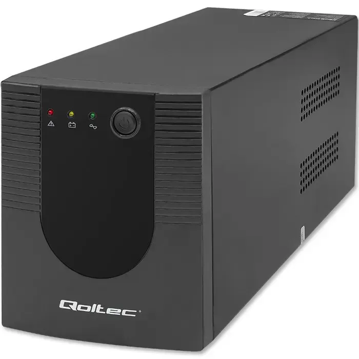qoltec 53776 uninterruptible power supply (ups) line-interactive 1.5 kva 900 w 4 ac outlet(s) - slika 2