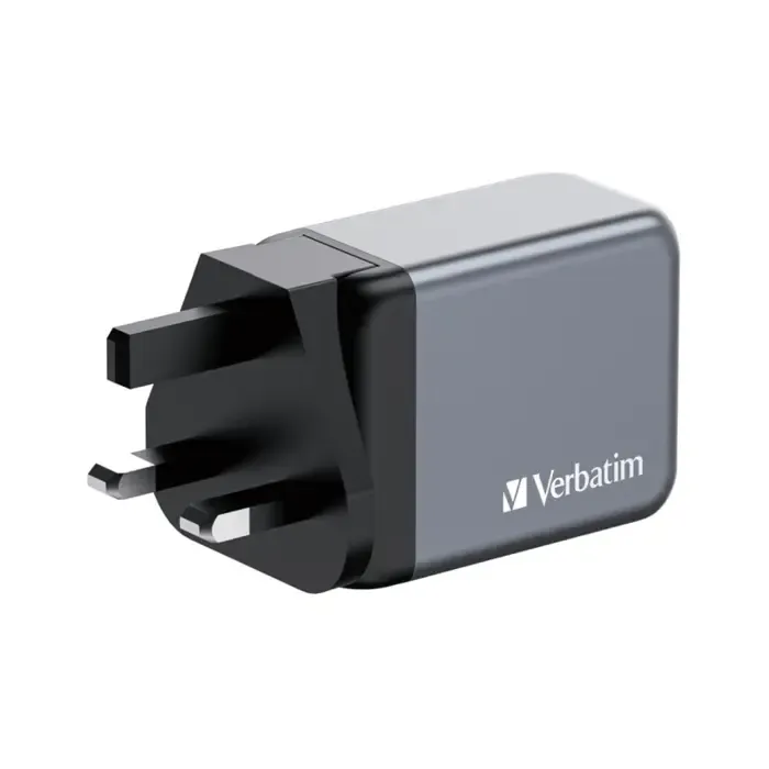 verbatim gnc-65 gan charger 65w 2xusb-c/1xusb-a - slika 4
