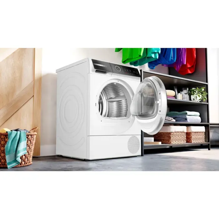 bosch wqb235b40 series 8 heat pump condensation dryer (white) - slika 4