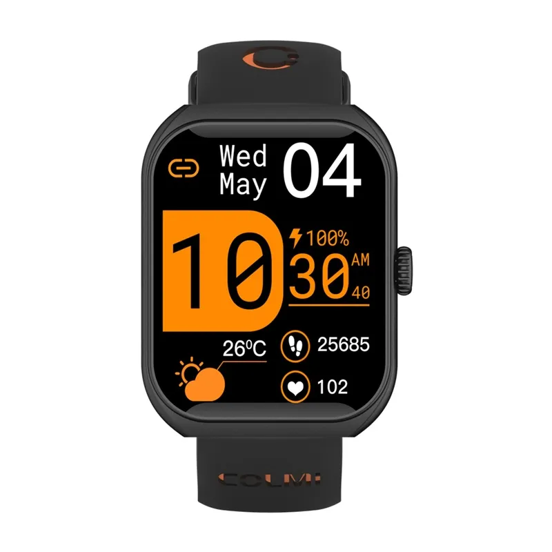 colmi p86 smartwatch (black) - slika 2