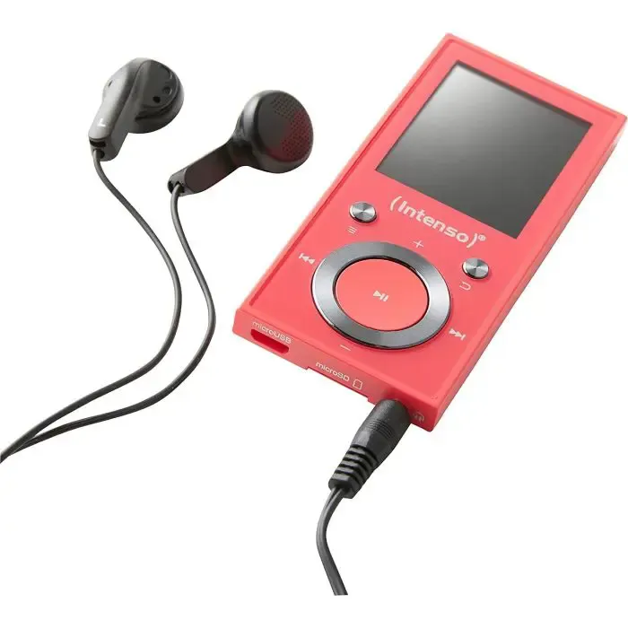 intenso mp3 player video scooter bt 16gb - pink - slika 4