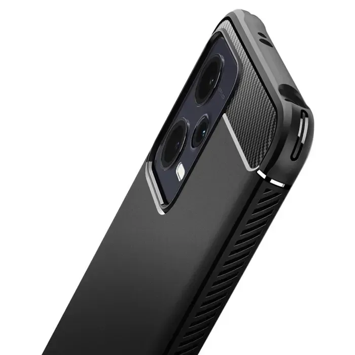spigen rugged armor, maska za telefon, crna - xiaomi redmi note 12 5g/ poco x5 5g (acs05787) - slika 3