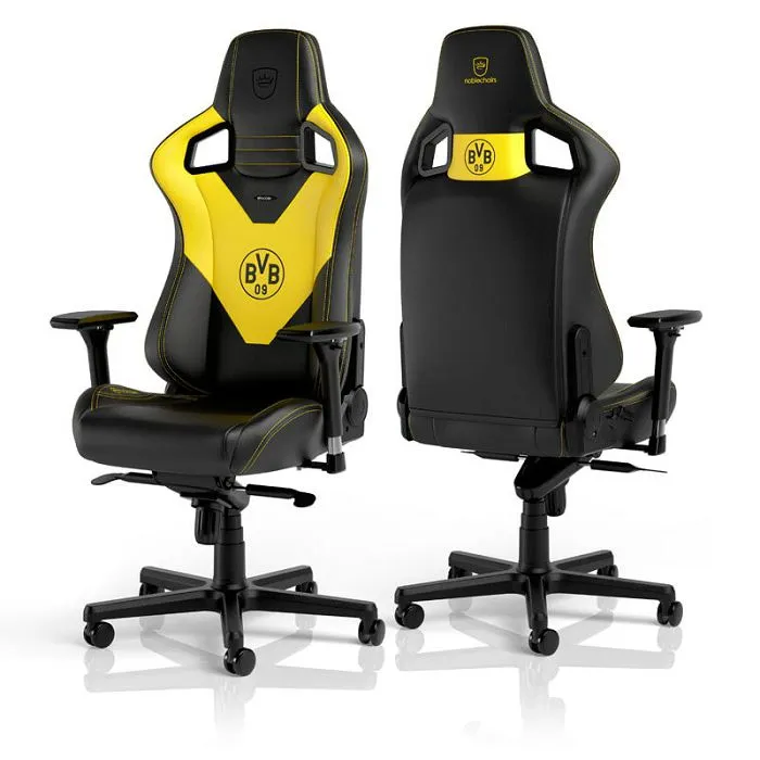 noblechairs epic gaming stolica - borussia dortmund edition nbl-pu-bvb-001 - slika 1