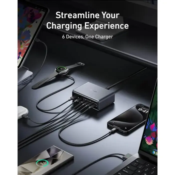 anker prime gan desktop charger 200w - slika 5