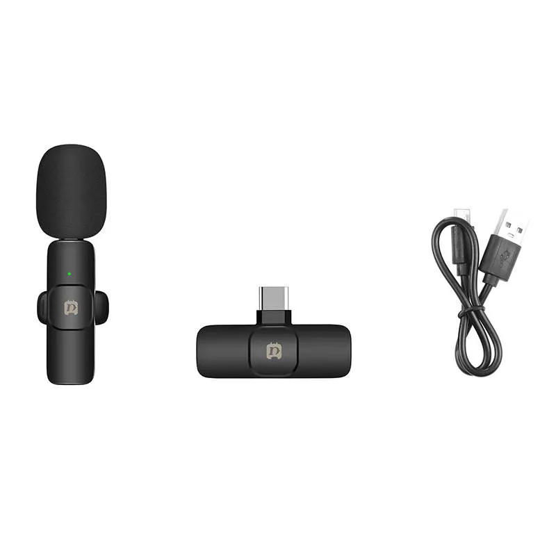 wireless microphone puluz pu3151b lavalier type c - slika 2