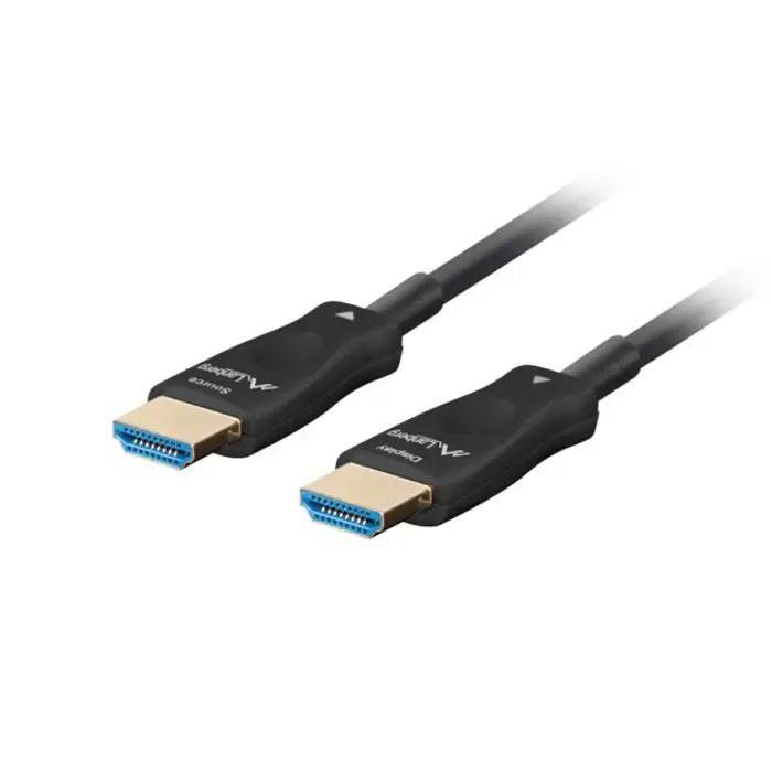 lanberg hdmi cable lanberg hdmi cable m/m v2.1 10m optical aoc black - slika 2