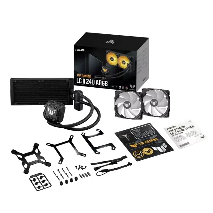 asus tuf gaming lc ii 240 argb, black - slika 4