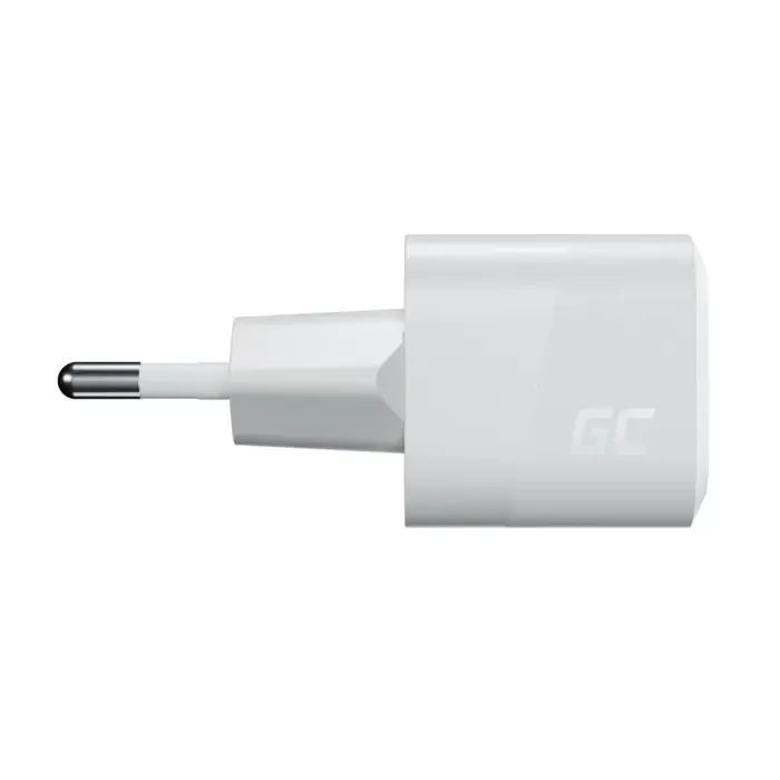 usb charger green cell powergan 33 w pd 3.0 qc 3.0 1x usb-c white - slika 4