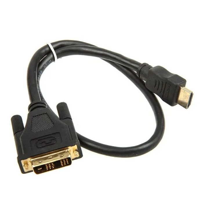 inline hdmi zu dvi adapter kabel high speed, black - 0,5m 17659p - slika 2