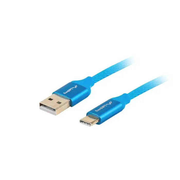 lanberg ca-usbo-22cu-0010-bl usb cable 1 m usb 2.0 usb c usb a blue - slika 2