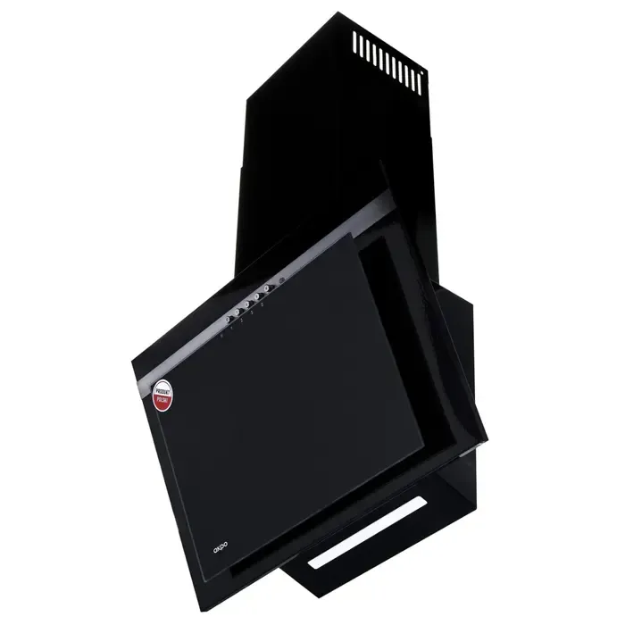 okap akpo wk-4 nero line 2.0 60 czarny t300 liniowy led/siłownik - slika 1