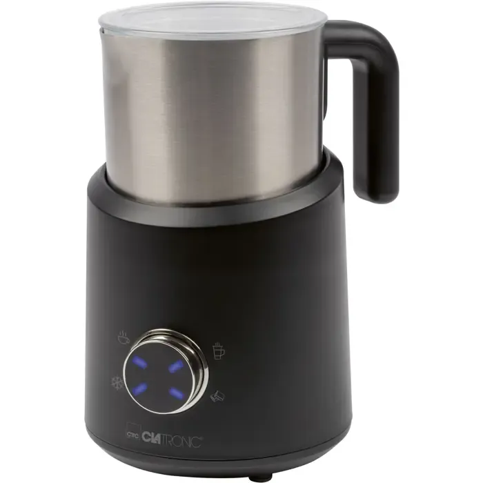 clatronic milk frother ms 3812 (black/stainless steel, 500 watts) - slika 2