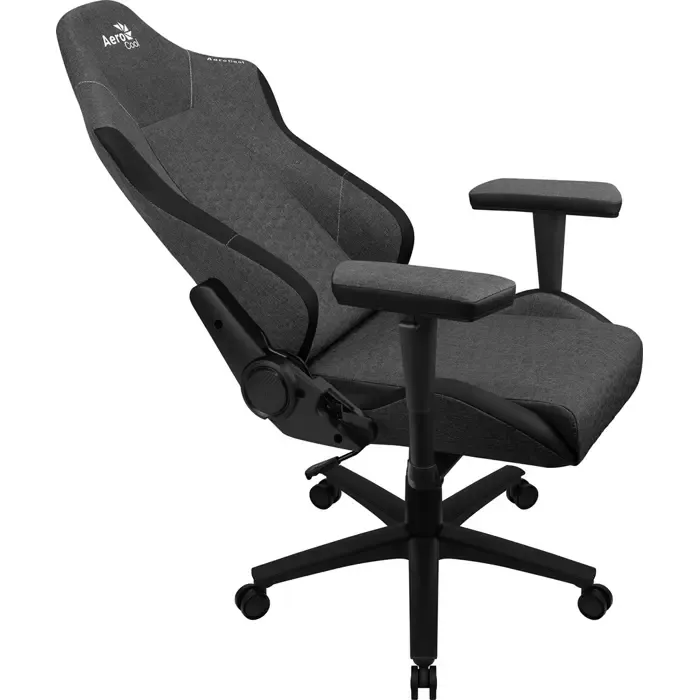 aerocool crownashbk, ergonomic gaming chair, adjustable cushions, aeroweave technology, black - slika 4