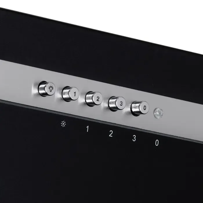 okap akpo wk-4 nero line 2.0 60 czarny t300 liniowy led/siłownik - slika 3
