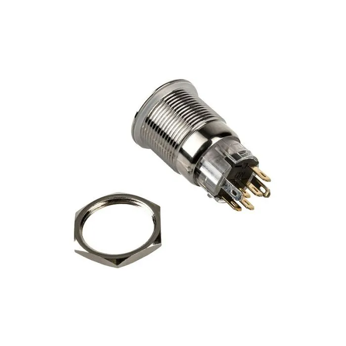 dimastech vandalismusschalter/-taster 19mm, silverline dot - rgb pd210 - slika 2