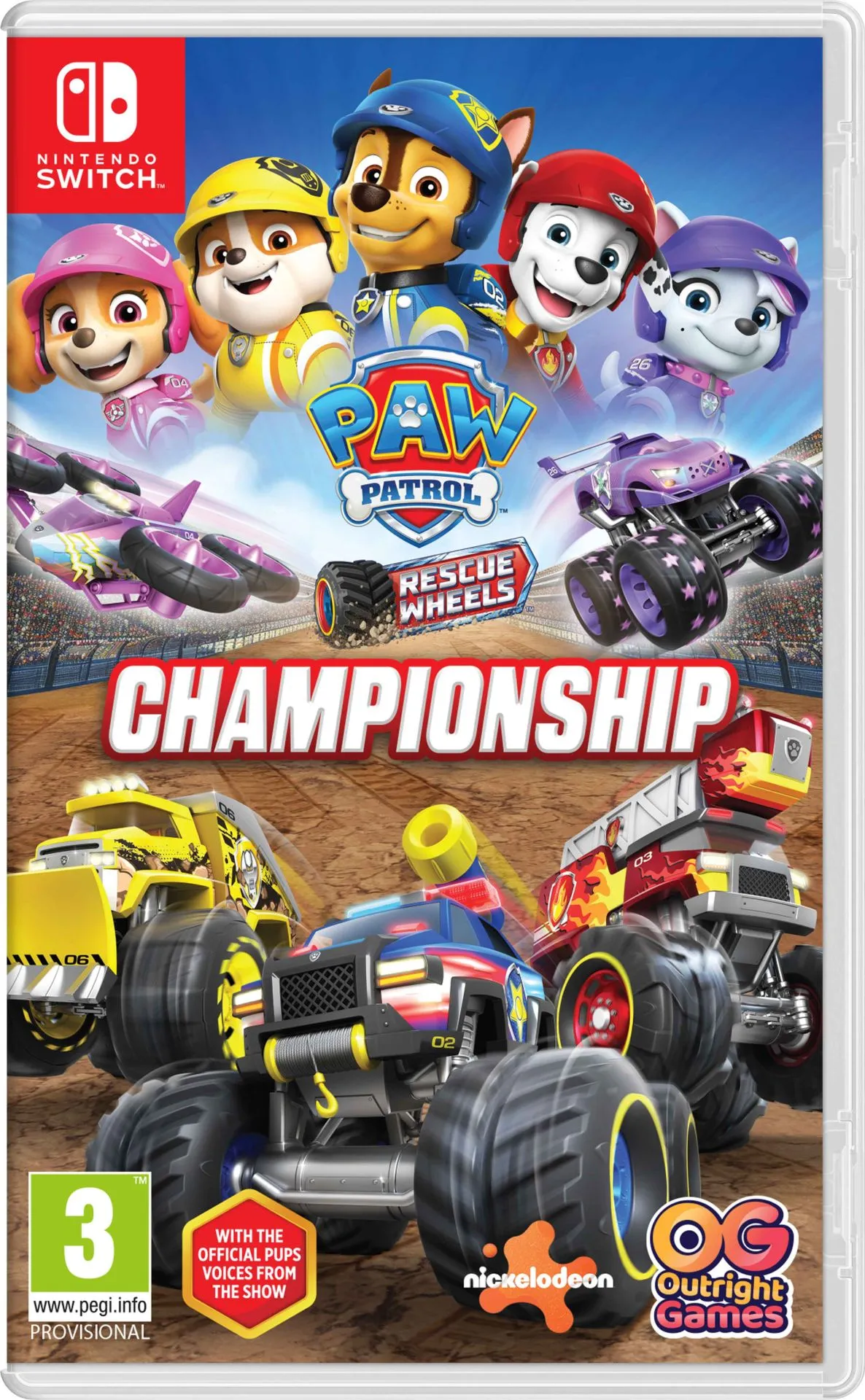 paw patrol rescue wheels: championship (nintendo switch) - slika 1