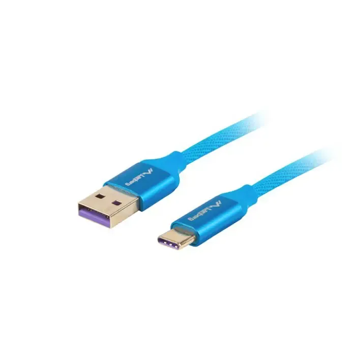 lanberg ca-usbo-21cu-0010-bl usb cable usb 2.0 1 m usb a usb c blue - slika 4