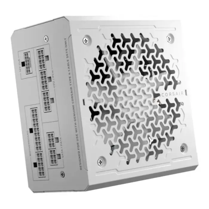 corsair rm1000e psu, 1000w, fully modular, white - slika 1