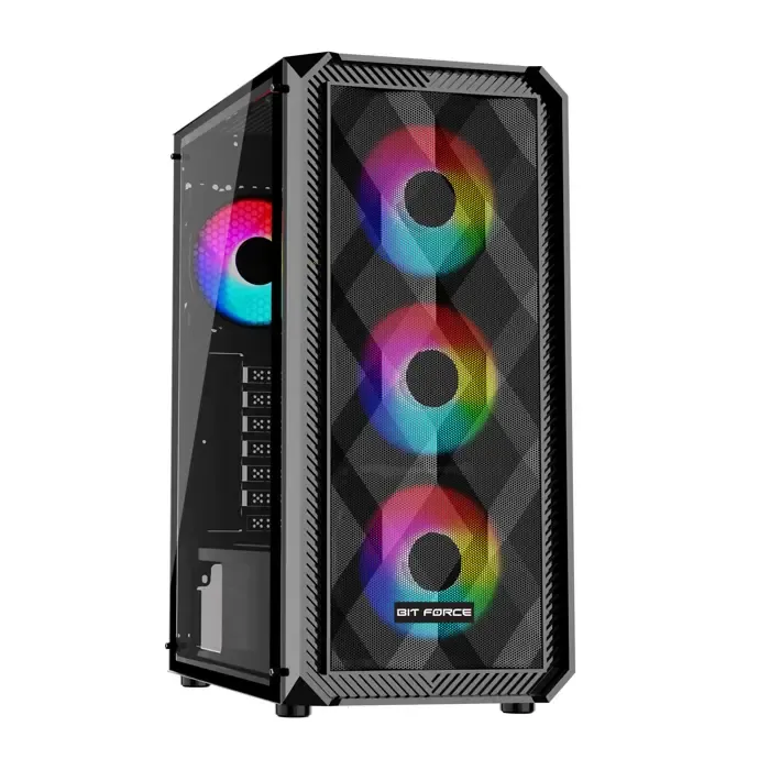 bit force mid tower spectrum led gaming pc kućište paladin cf-4 - slika 4