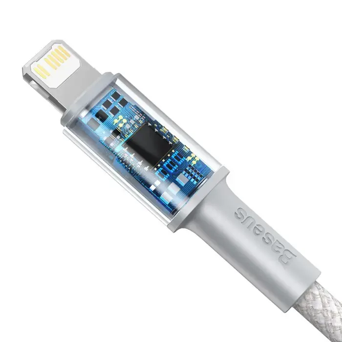 baseus usb-c to lightning cable 20w, 5a, 1m(white) - slika 4