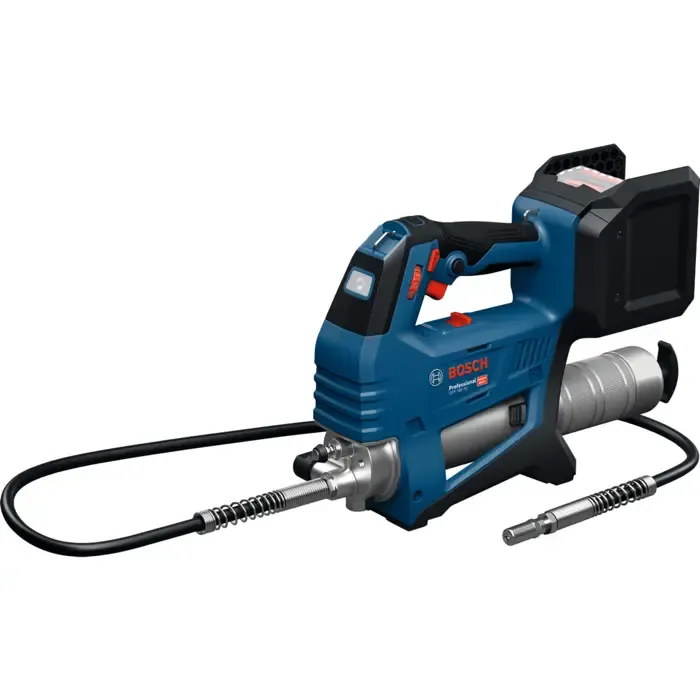 bosch powertools cordless grease gun gfp 18v-10 professional solo, 18volt (blue/black, without battery and charger) - slika 2