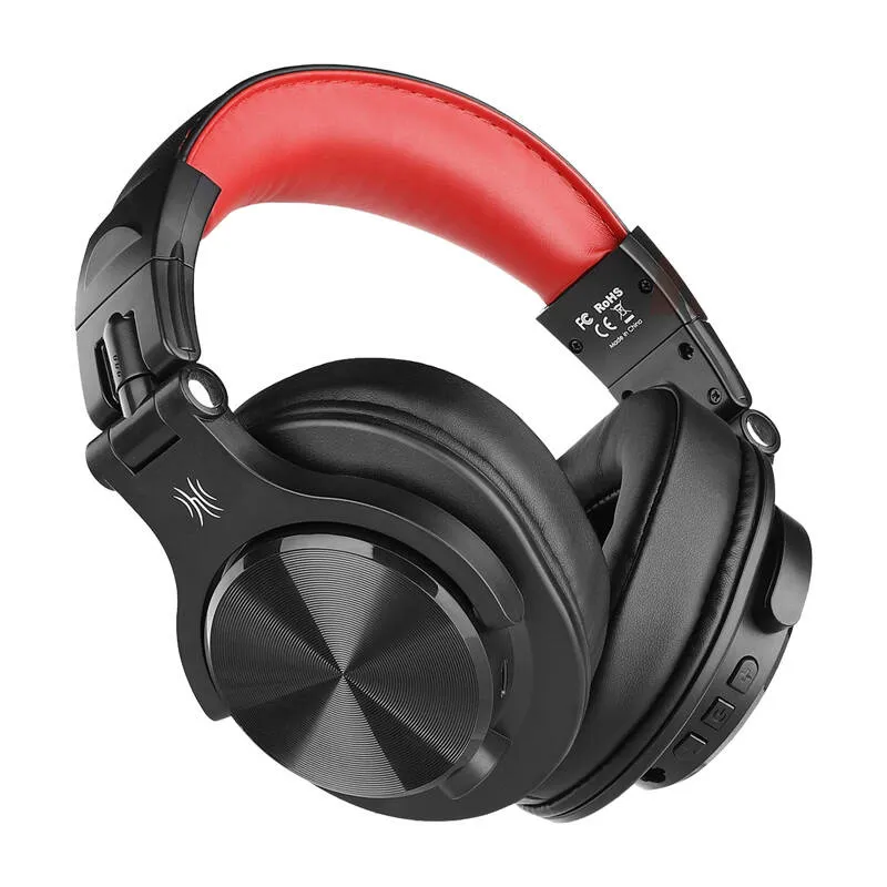oneodio fusion a70 wireless headphones (black and red) - slika 1