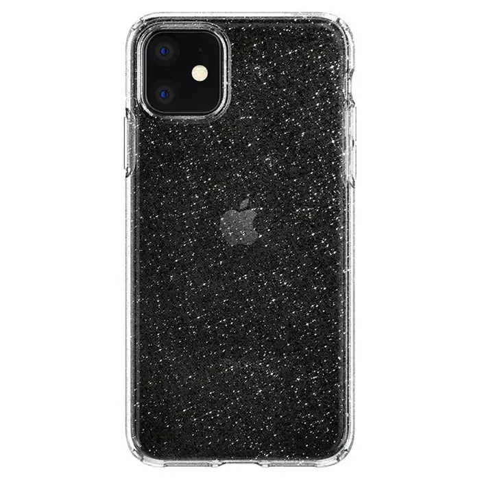 spigen liquid crystal, zaštitna maska za telefon, glitter - iphone 11 (076cs27181) - slika 2