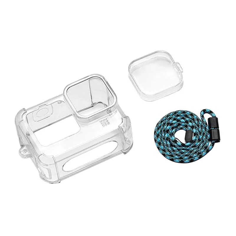 case with lens cap and neck strap puluz for gopro hero 9 / 10 / 11 - slika 3