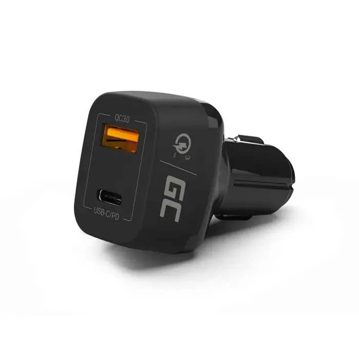 green cell cad33 mobile device charger black indoor - slika 2