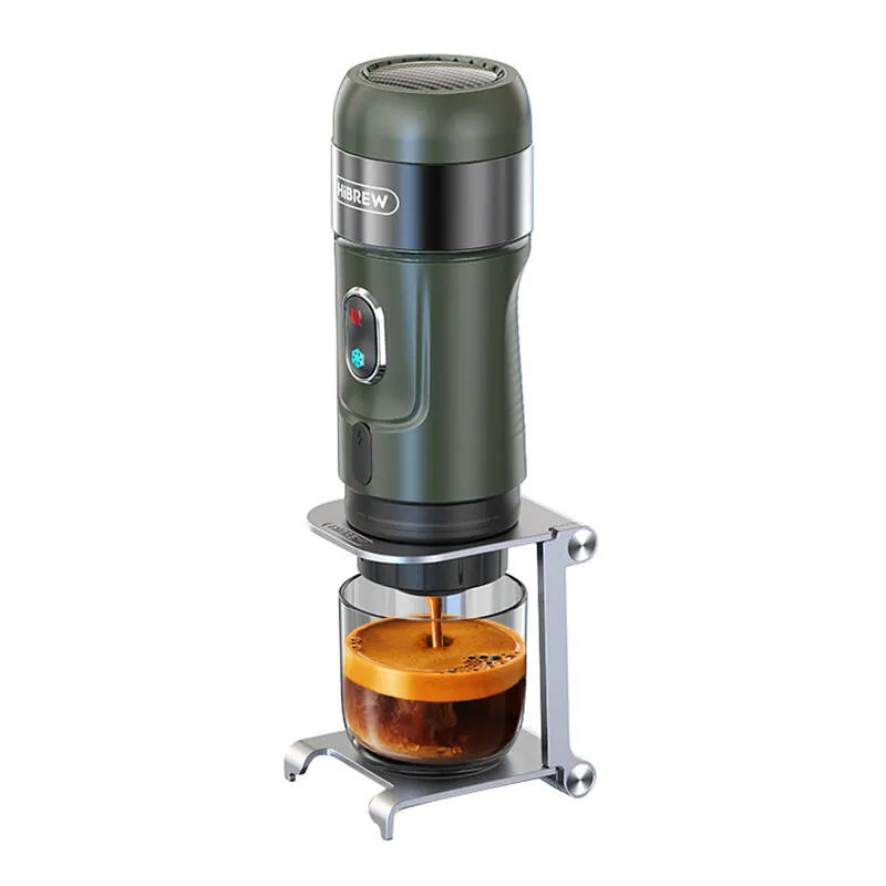 portable 3-in-1 coffee maker with case hibrew h4b_gn - slika 3