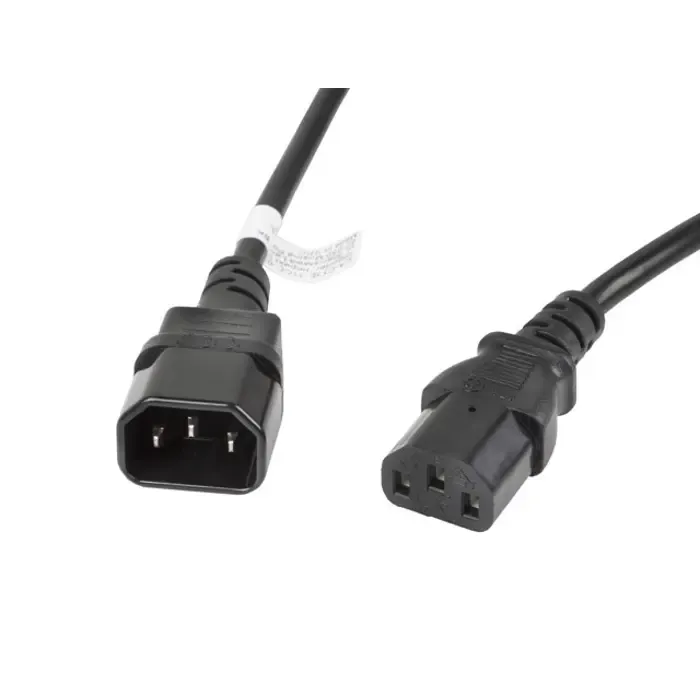 lanberg ca-c13e-11cc-0030-bk power cable black 3 m c13 coupler c14 coupler - slika 2