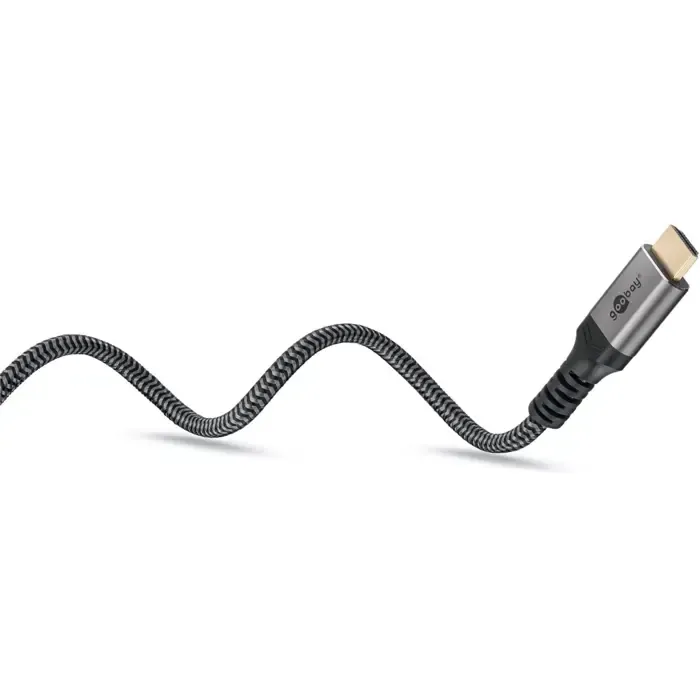 goobay plus displayport > hdmi adapter cable, 4k @ 60hz (gray, 1 meter) - slika 5