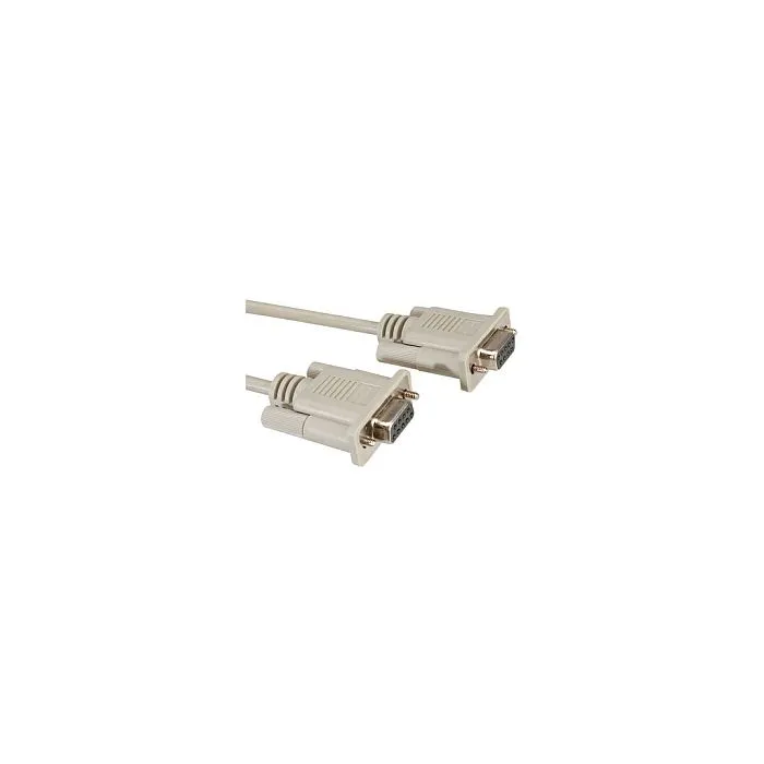 roline serijski link kabel db9 f/f, 1.8m, sivi - slika 1