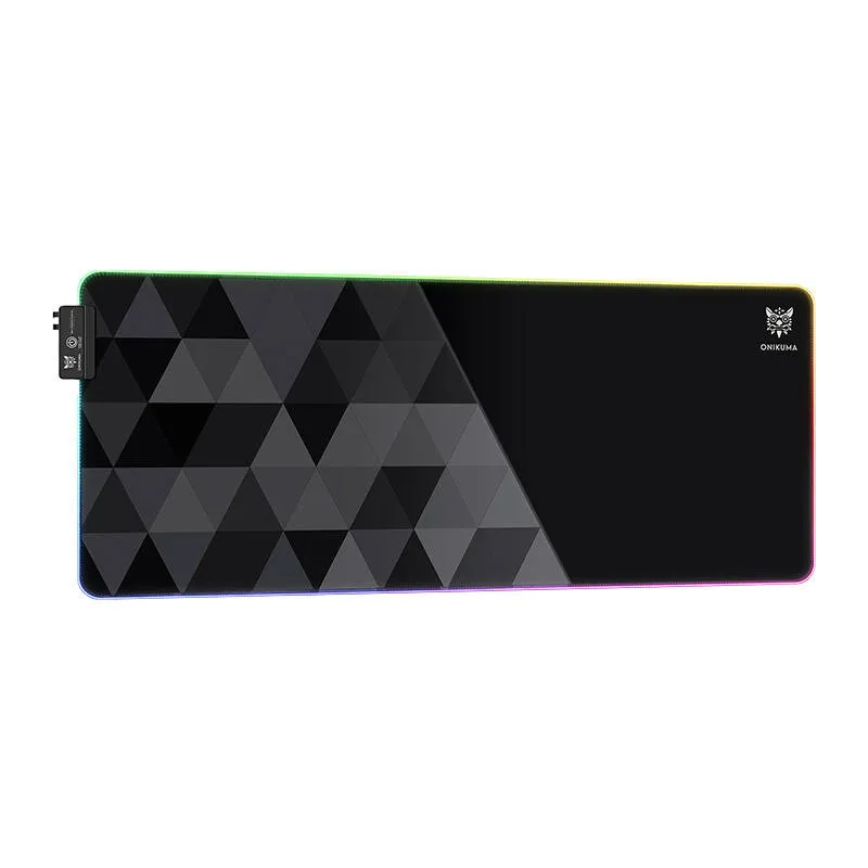 onikuma mp006 rgb mousepad (black) - slika 1