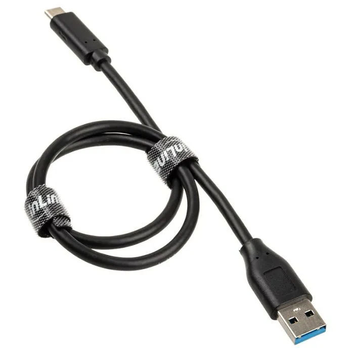 inline usb 3.2 gen.2 kabel, typ c auf a stecker/stecker, black - 0,5m 35716 - slika 2