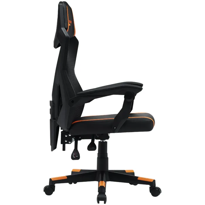 canyon gaming chair flow mch01 mesh black orange - slika 3